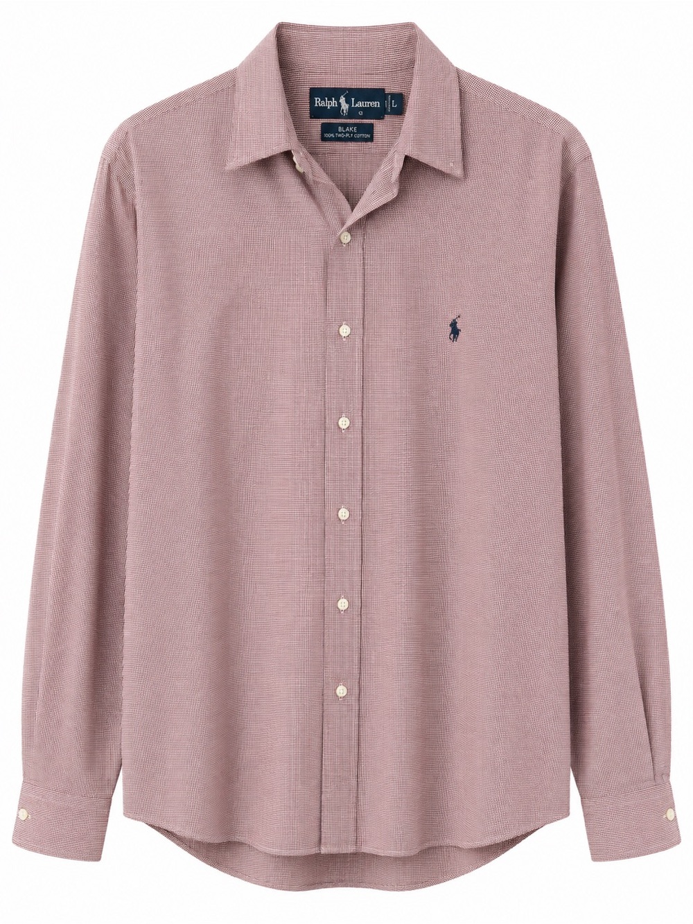 Ralph Lauren Men's Dusty Rose Button-Down Dress Shirt